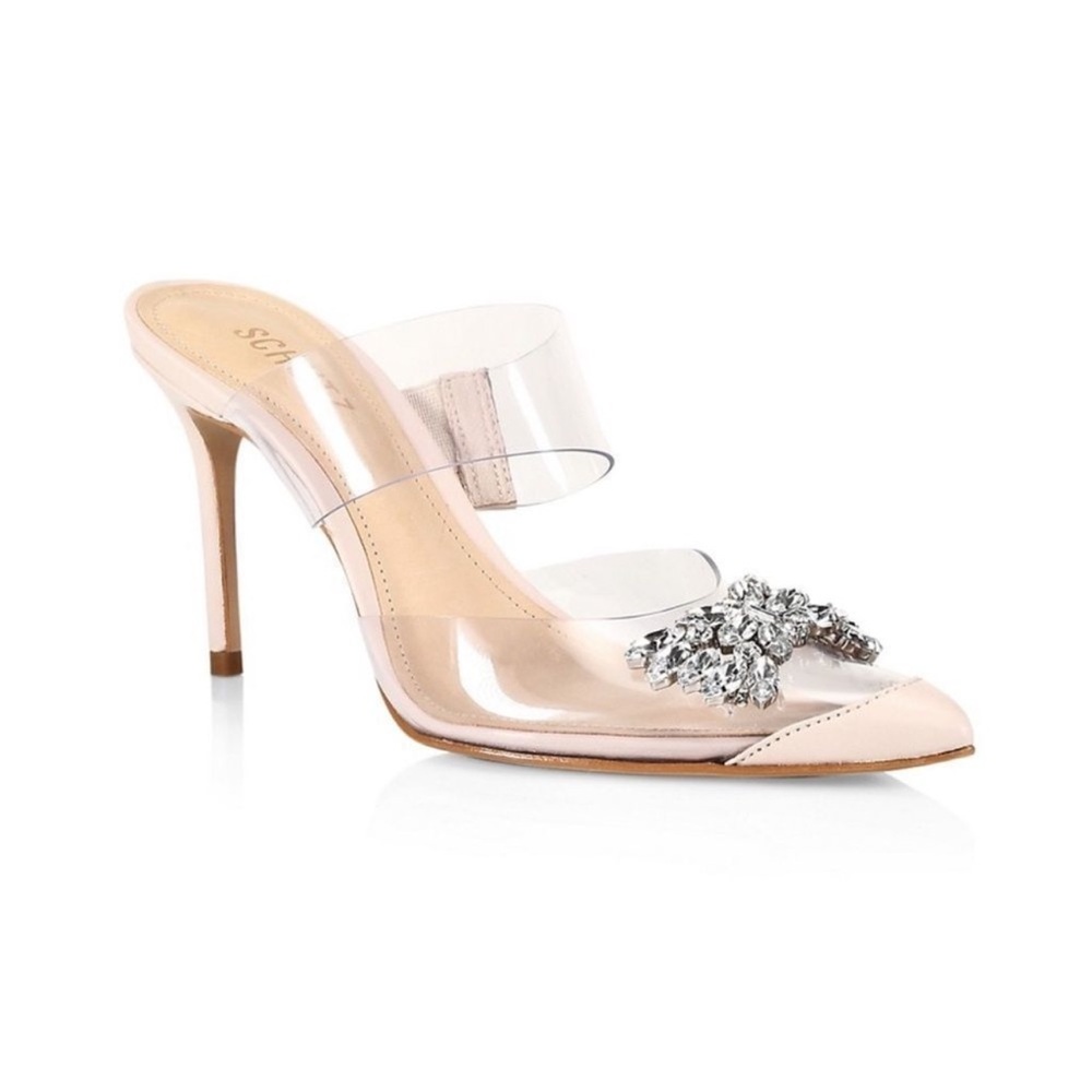 Schutz Shary Crystal Vinyl Pumps - Size 8.5